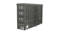 1-87TH HO SCALE 3D PRINTED MILWAUKEE WI BUILDING #15