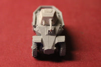 1/87TH SCALE 3D PRINTED  WW II HUNGARIAN ARMY CSABA ARMORED SCOUT CAR