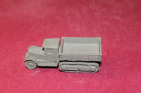 1/72ND SCALE  3D PRINTED WW II RUSSIAN ZIS-22 HALF TRACKED TRUCK