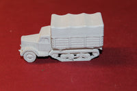 1/72ND SCALE 3D PRINTED WW II GERMAN OPEL BLITZ MAULTIER TRACKED CARGO TRUCK