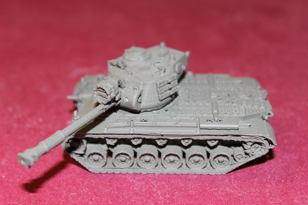 1/87TH SCALE 3D PRINTED KOREAN WAR U.S.ARMY M46 PATTON WSEARCHLIGHT HEAVY TANK