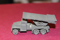 1/87TH SCALE 3D PRINTED WW II U. S. ARMY STUDEBAKER US6 ROCKET LAUNCHER