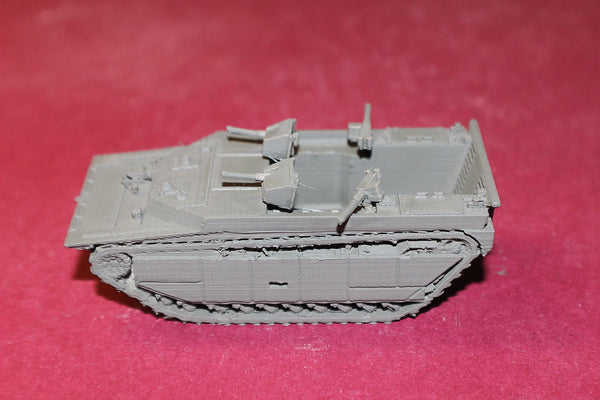 1/87TH SCALE  3D PRINTED WW II USMC LVT 4 WATER BUFFALO ARMED