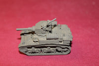 1/87TH SCALE 3D PRINTED WW II U S ARMY M3A1 STUART LATE WITH FUEL TANKS