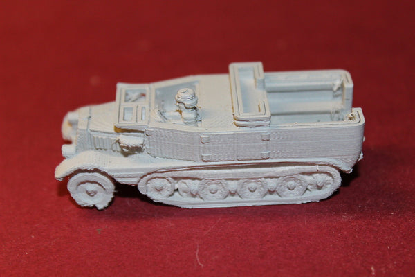 1-87TH SCALE  3D PRINTED WW II GERMAN SD.KFZ. 11 SONDERKRAFTFAHRZEUG HALFTRACK