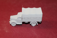 1/87TH SCALE  3D PRINTED WW II GERMAN OPEL BLITZ 3 TON TRUCK CLOSED