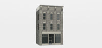 1/87TH  HO SCALE BUILDING  3D PRINTED KIT ATTORNEY'S OFFICE RACINE, WI
