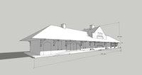 1/87TH HO SCALE BUILDING 3D PRINTED KIT OCONOMOWOC WI MILWAUKEE ROAD DEPOT