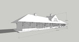 1/87TH HO SCALE BUILDING 3D PRINTED KIT OCONOMOWOC WI MILWAUKEE ROAD DEPOT