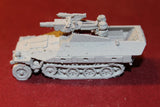 1/87 TH SCALE 3D PRINTED WW II GERMAN SD.KFZ. 10 3.7 cm PaK 3536. HALF-TRACK