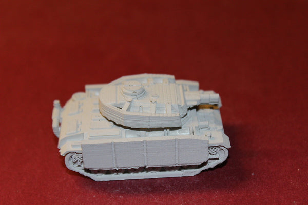 1/87 TH SCALE  3D PRINTED WW II GERMAN PANZER III AUSF N 7.5 CM KWK 37 L24 GUN.