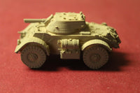 1/72ND SCALE  3D PRINTED WW II BRITISH T17 STAGHOUND ARMORED CAR