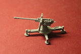 1/87TH SCALE  3D PRINTED WW II GERMAN 85 MM AIR DEFENSE GUN DEPLOYED