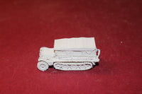 1/72ND SCALE  3D PRINTED WW II GERMAN SDKFZ 10 AUSF B HALF TRACK CLOSED