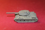 1/87TH SCALE 3D PRINTED WW II RUSSIAN T-34-85 MEDIUM TANK 85MM ZiS-S-5 GUN 1944