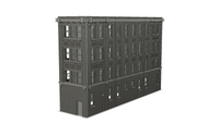 1/160TH  N SCALE 3D PRINTED MILWAUKEE, WI BUILDING #15