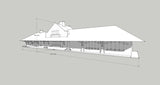 1/87TH HO SCALE BUILDING 3D PRINTED KIT OCONOMOWOC WI MILWAUKEE ROAD DEPOT