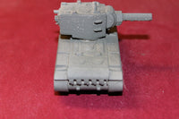 1/72ND SCALE 3D PRINTED WW II RUSSIAN KLIMENT VOROSHILOV TANK KV-2