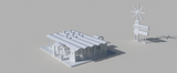 1-87TH HO SCALE 3D PRINTED BBF BURGERS