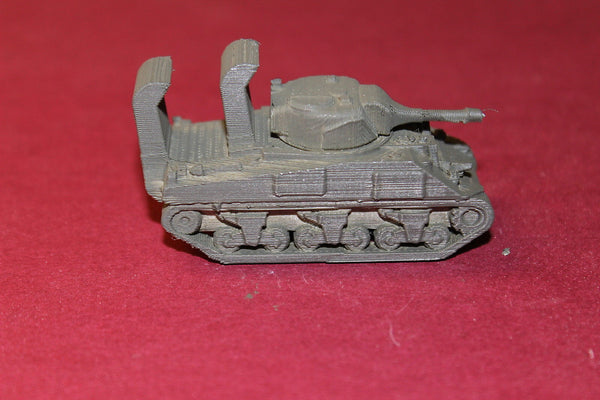 1/72ND SCALE  3D PRINTED WW II U. S. ARMY M 4 SHERMAN WADING TANK