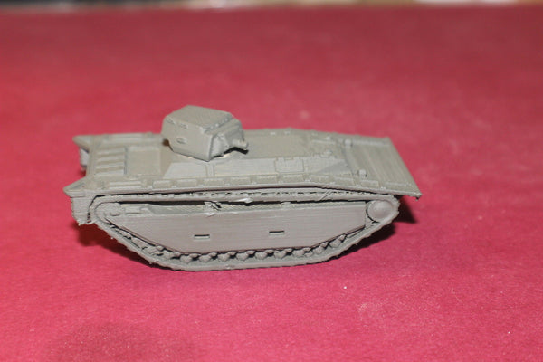 1/72ND SCALE 3D PRINTED WW II USMC LTVA5 ROUND NOSE LANDING VEHICLE TANK