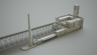 1-87TH SCALE 3D PRINTED MILWAUKEE ROAD DEPOT MINNEAPOLIS MN TRAIN SHED ONLY KIT