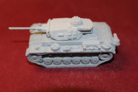 1/87 TH SCALE 3D PRINTED WW II GERMAN PANZER III AUSF J EARLY L42 GUN