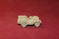 1/87TH SCALE  3D PRINTED WW II BRITISH SAS JEEP WITH FUEL CANS