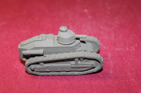1/72ND SCALE 3D PRINTED WW II FRENCH RENAULT FT-17 LIGHT TANK