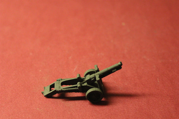 1/72ND SCALE 3D PRINTED WW II GERMAN 15 CM SIG 33 INFANTRY GUN ELEVATED