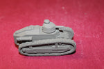 1/87TH SCALE 3D PRINTED WW II FRENCH RENAULT FT-17 LIGHT TANK