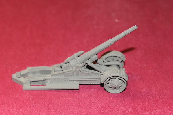 1/72ND SCALE  3D PRINTED WW II GERMAN SFH 18 MORSER HEAVY FIELD HOWITZER DEPLOYED KIT