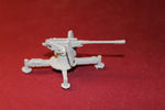 1/87TH SCALE  3D PRINTED WW II GERMAN 85 MM AIR DEFENSE GUN DEPLOYED