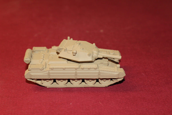 1/72ND SCALE 3D PRINTED WW II BRITISH CRUSADER II WITH MACHINE GUN