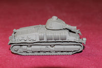 1/72ND SCALE  3D PRINTED WW II FRENCH SOMUA S 35-01