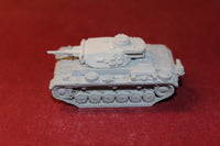 1/87 TH SCALE  3D PRINTED WW II GERMAN PANZER III AUSF J EARLY L60 GUN