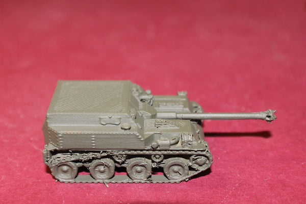 1/87TH SCALE 3D PRINTED SOVIET AIRBORNE ASU-57 ASSAULT GUN