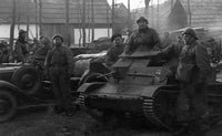 WW II POLISH TKS TANKETTE WITH 20 MM GUN