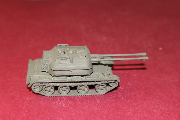 1/72ND SCALE 3D PRINTED POST WAR II SOVIET ZSU 57MM ANTI-AIRCRAFT GUN