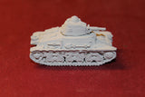 1/72ND SCALE  3D PRINTED WW II GERMAN CAPTURED FRENCH HOTCHISS H39 TANK