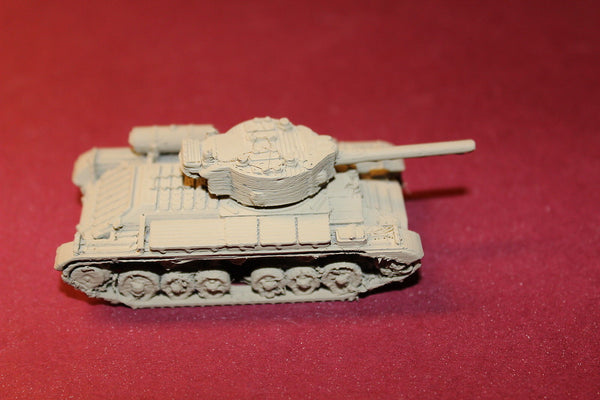 1/72ND SCALE 3D PRINTED WW II BRITISH VALENTINE IX TANK 6 POUNDER GUN