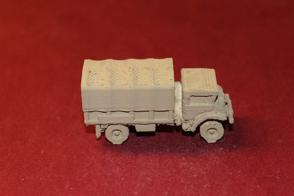 1-72ND SCALE 3D PRINTED WWII RUSSIAN 3 T CMP TRUCK-COVERED