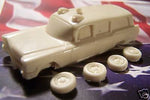 HO SCALE 1960'S CADILLAC AMBULANCE RESIN KIT