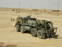 1-72ND SCALE 3D PRINTED IRAQ WAR U.S. ARMY M984 HEMTT WRECKER CRANE EXTENDED IN TOW POSITION