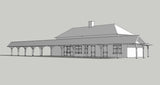 1/87TH  HO SCALE BUILDING  3D PRINTED KIT WOODBURY DEPOT WOODBURY NJ