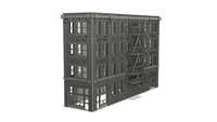 1/160TH  N SCALE 3D PRINTED MILWAUKEE, WI BUILDING #15