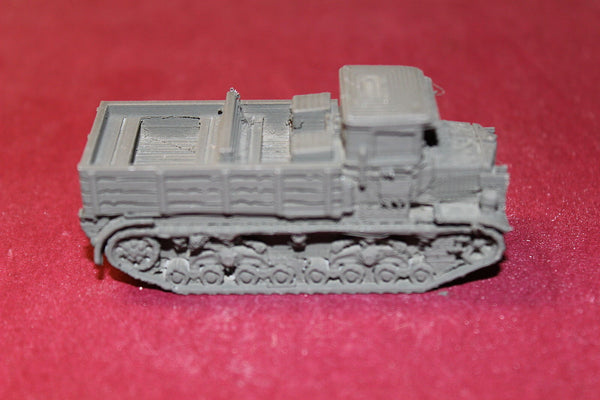 1/87TH SCALE 3D PRINTED WW II RUSSIAN VOROSHILOVETS CRAWLER TRACTOR