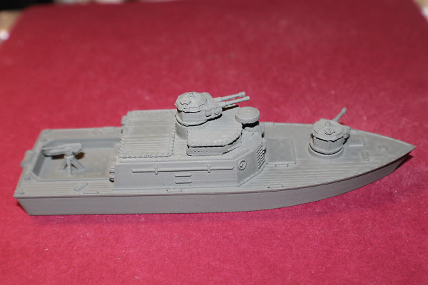 1/87TH SCALE 3D PRINTED VIETNAM WAR U S NAVY ALPHA ASSUALT SUPPORT PATROL BOAT