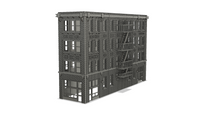 1-220TH  Z SCALE 3D PRINTED MILWAUKEE, WI BUILDING #15
