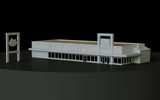1/87TH HO SCALE 3D PRINTED KIT RED OWL GROCERY STORE
